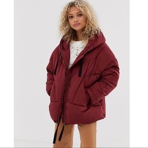 Hailey Puffer Jacket In Bittersweet 